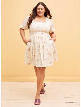 Her Universe Disney Bambi Floral Sweetheart Tiered Dress Plus Size, , hi-res