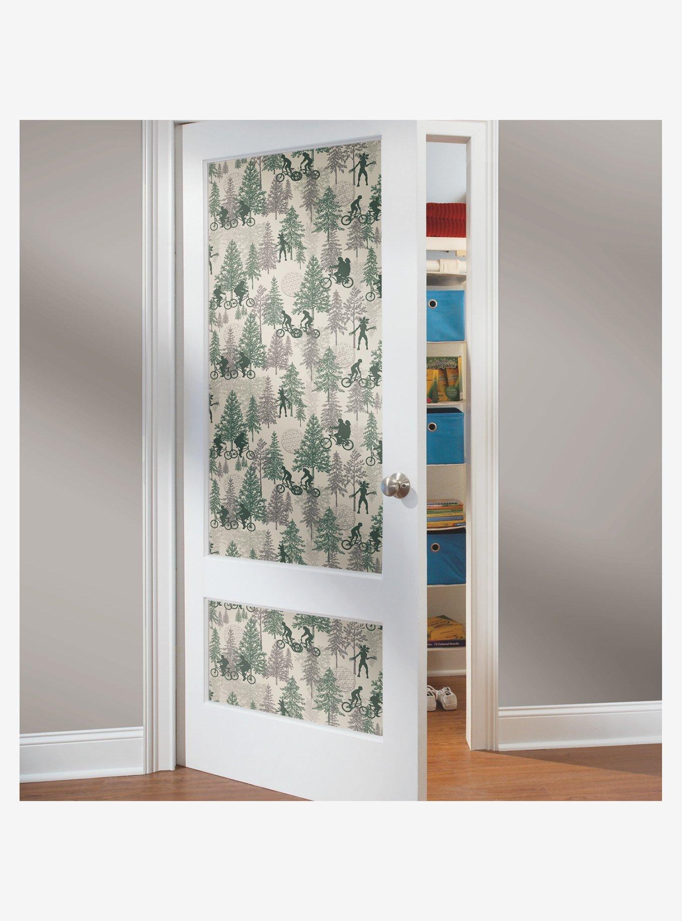Stranger Things Hawkins Woods Peel & Stick Wallpaper Dark, , alternate
