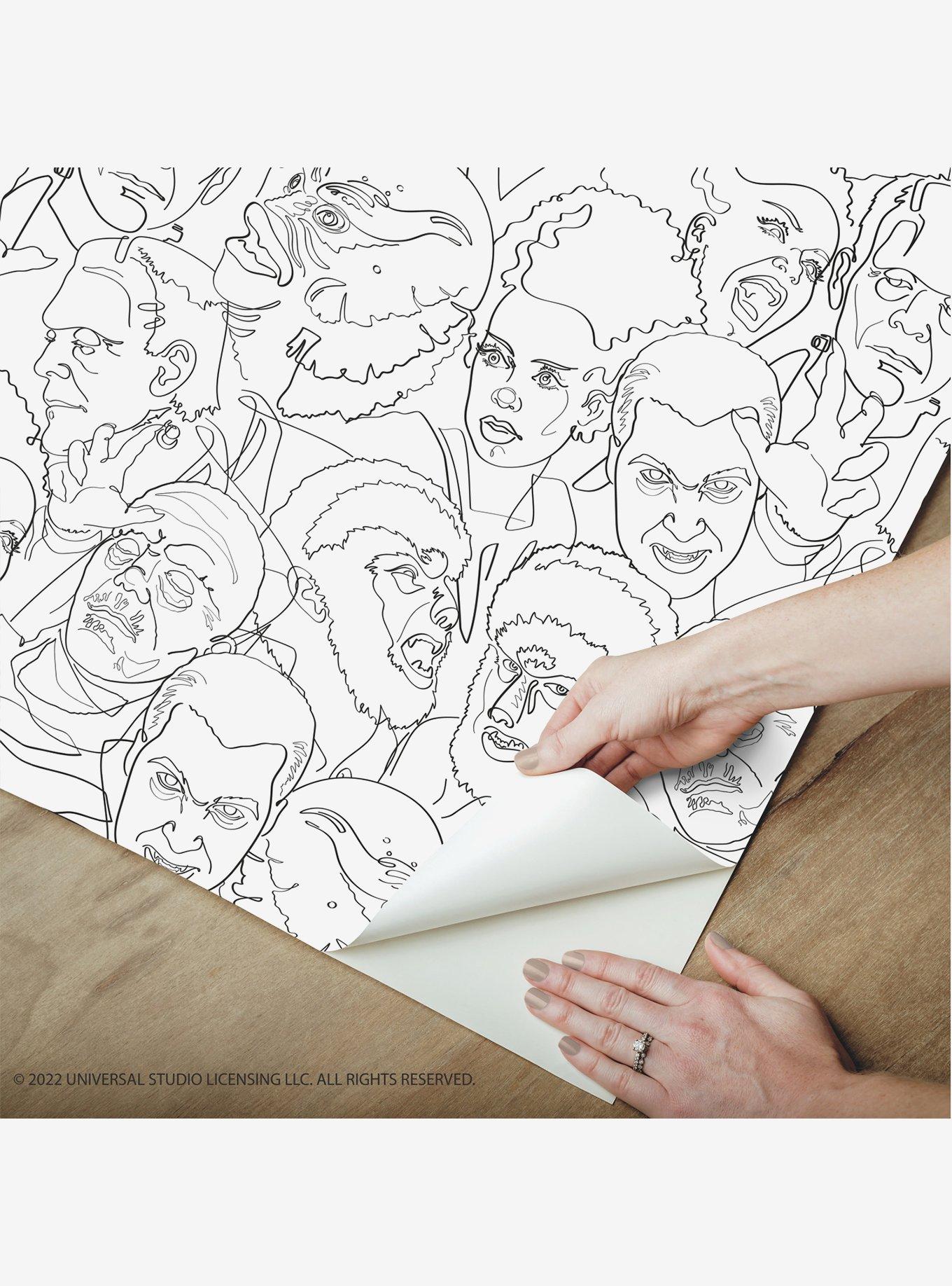 Universal Monsters Classic Peel & Stick Wallpaper, , alternate