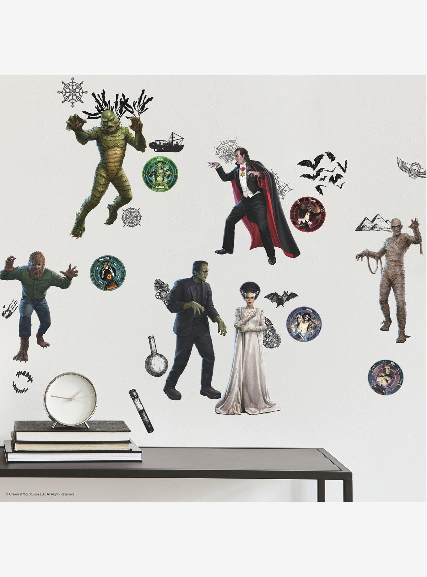 Universal Monsters Classic Monsters Peel & Stick Wall Decals, , alternate