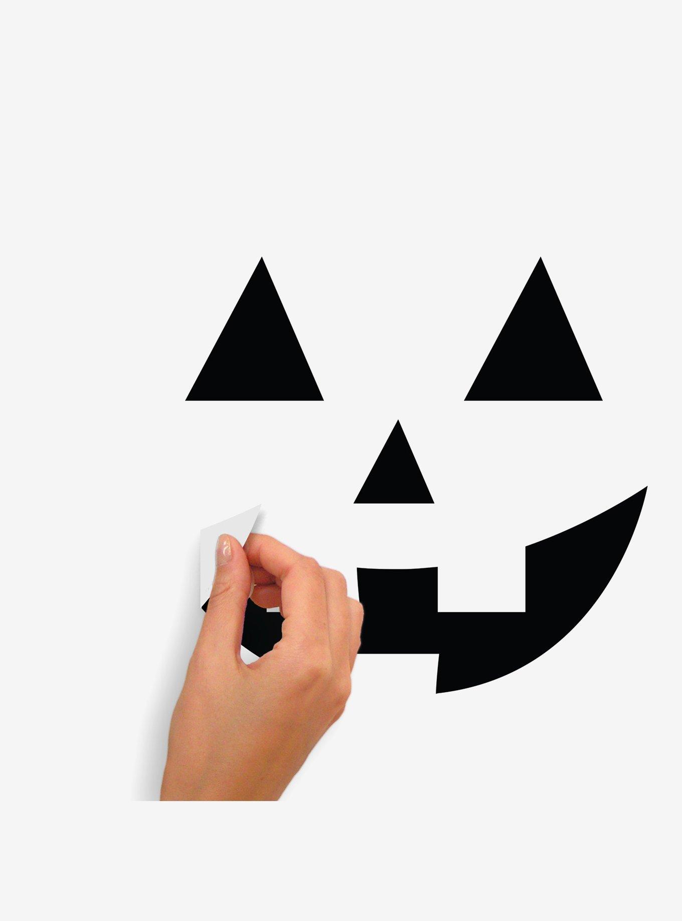 Halloween Pumpkin Faces Glow in the Dark Peel & Stick Wall Decals, , alternate