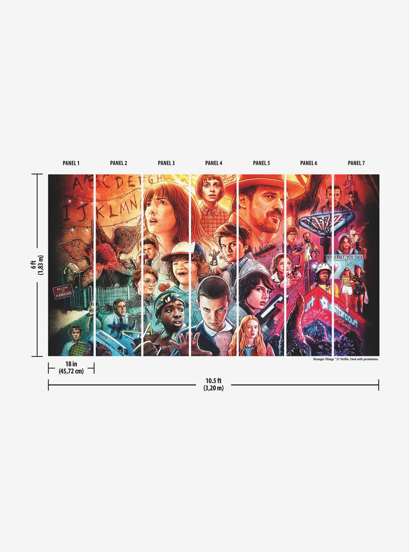 Stranger Things Mural Wallpaper, , alternate
