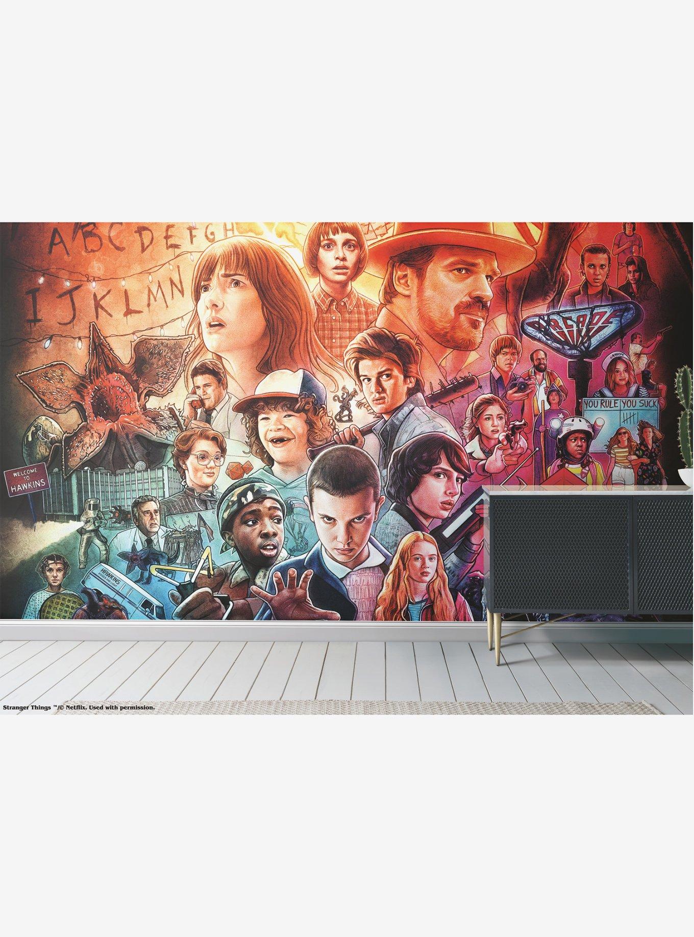 Stranger Things Mural Wallpaper, , alternate