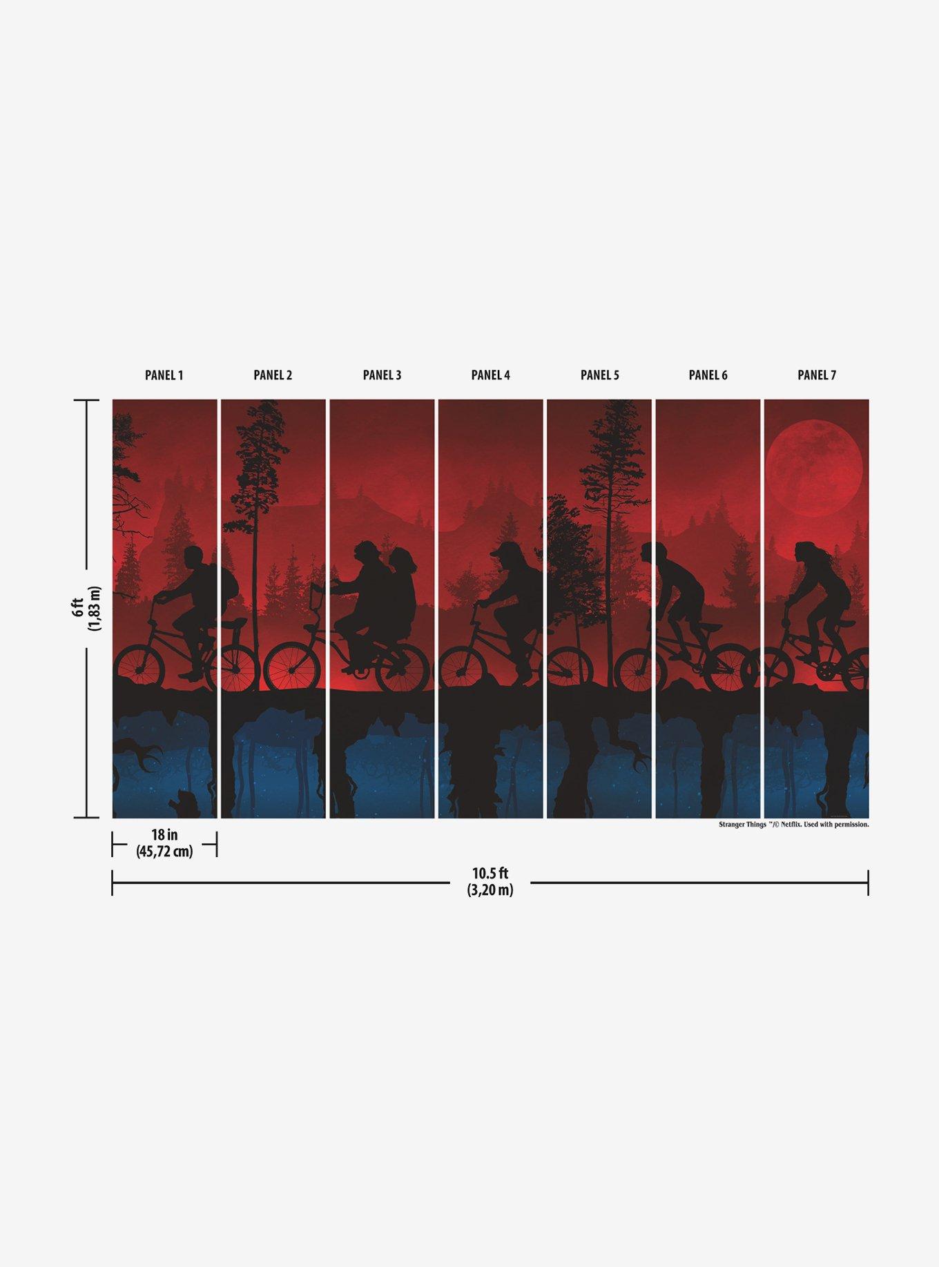 Stranger Things the Upside Down Mural Wallpaper, , alternate