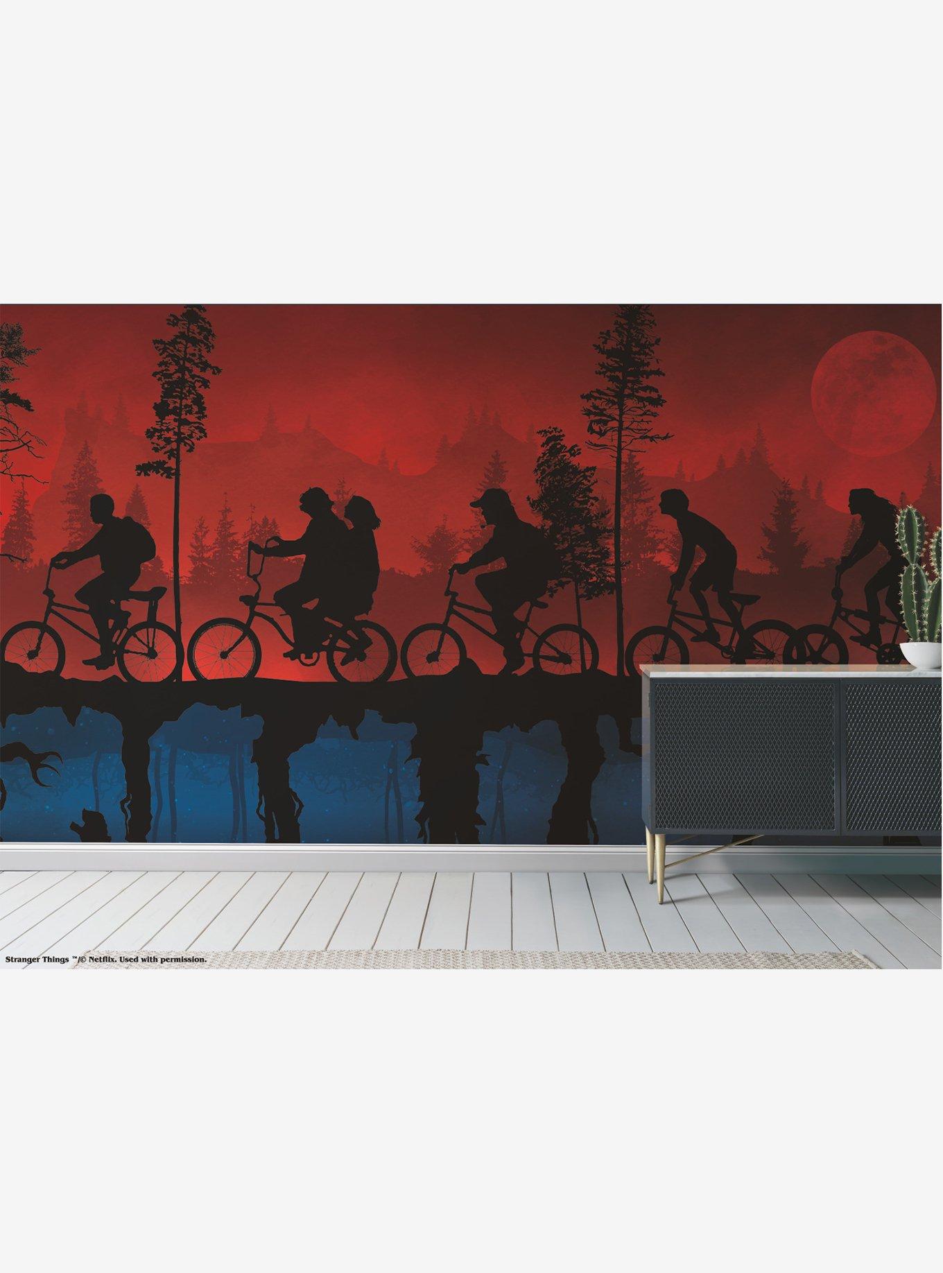 Stranger Things the Upside Down Mural Wallpaper, , alternate