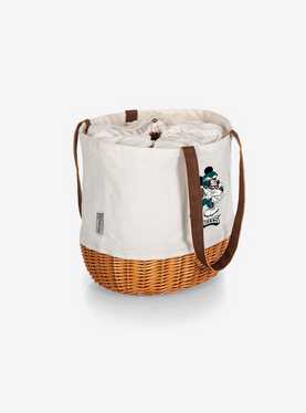 Disney Mickey Mouse NFL Philadelphia Eagles Canvas Willow Basket Tote, , hi-res