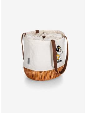 Disney Mickey Mouse NFL Pittsburgh Steelers Canvas Willow Basket Tote, , hi-res