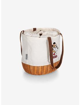 Disney Mickey Mouse NFL San Francisco 49Ers Canvas Willow Basket Tote, , hi-res
