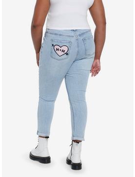 Her Universe Disney Mickey Mouse & Minnie Mouse Mom Jeans Plus Size, , hi-res