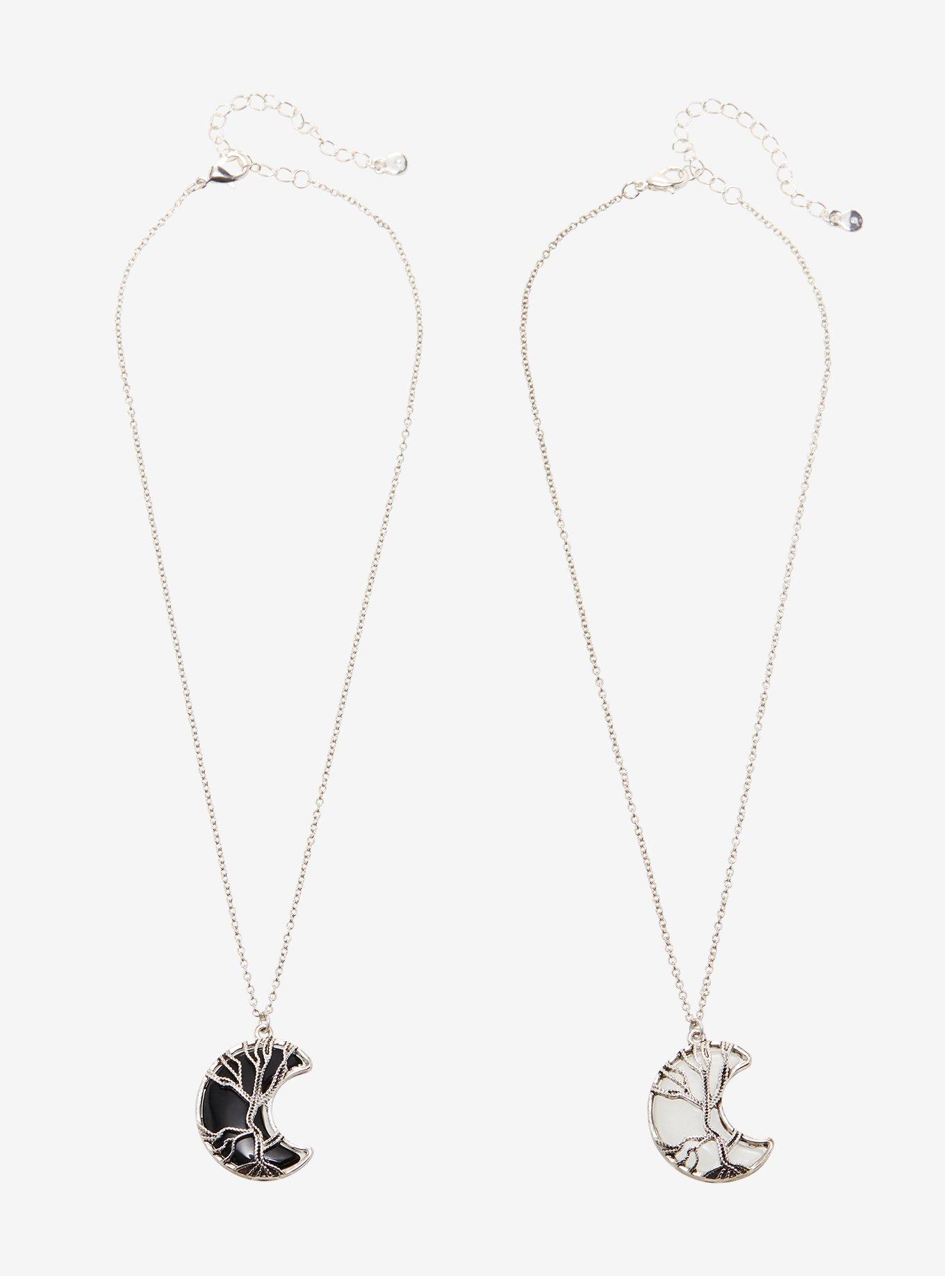Moon Tree Of Life Best Friend Necklace Set, , alternate