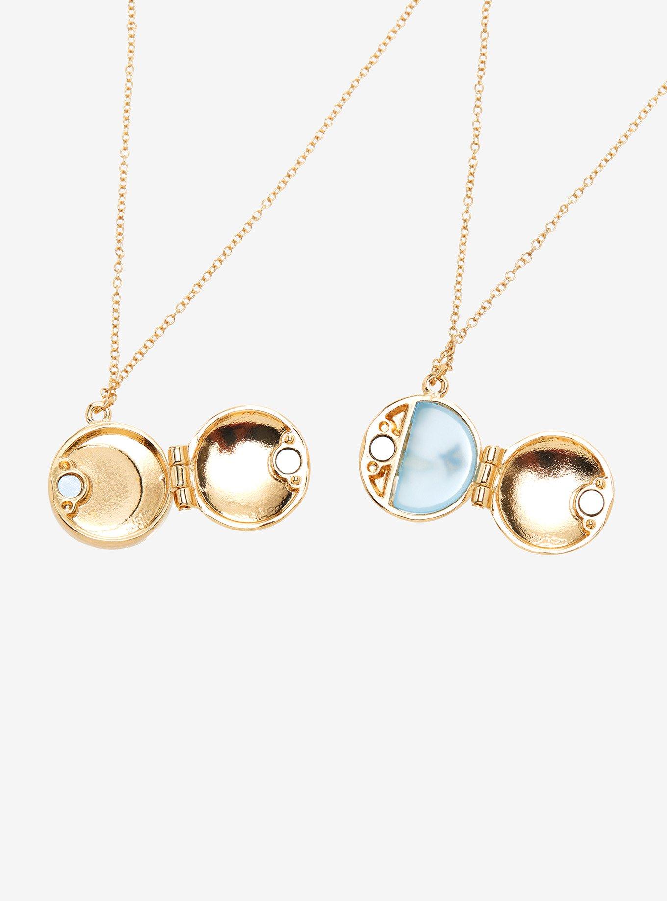 Celestial Lockets Best Friend Necklace Set, , alternate