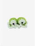 Frog Eyes Crochet Hair Clip, , alternate