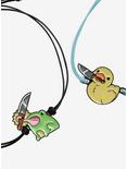 Frog Duck Weapon Best Friend Cord Bracelet Set, , alternate