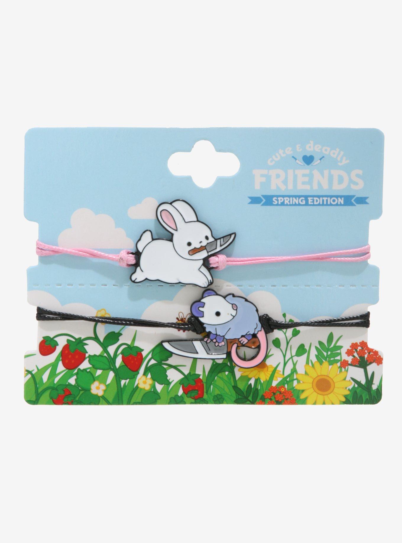 Bunny & Possum Knife Best Friend Cord Bracelet Set, , alternate