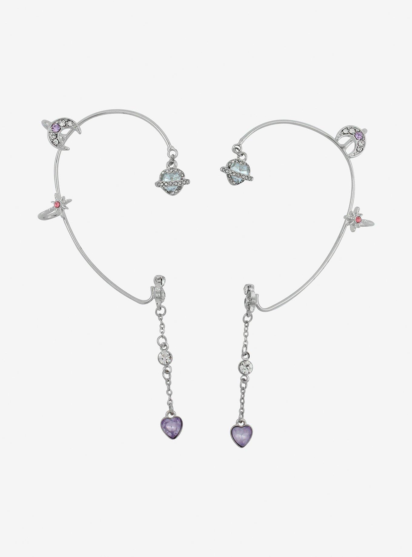 Bling Planet Ear Cuff Set, , alternate