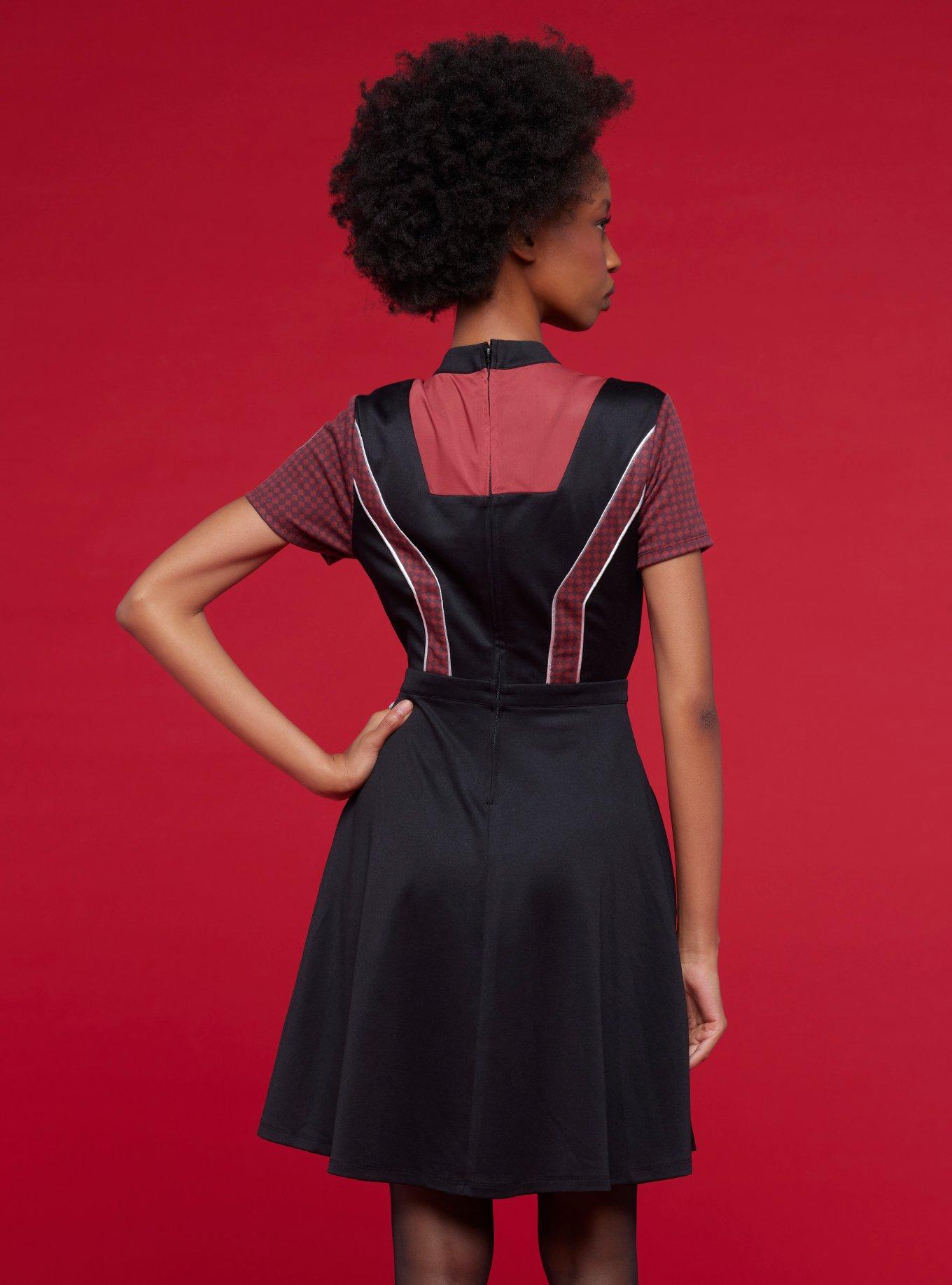 Her Universe Marvel Ant-Man And The Wasp: Quantumania Ant-Man Dress, RED  BLACK, alternate