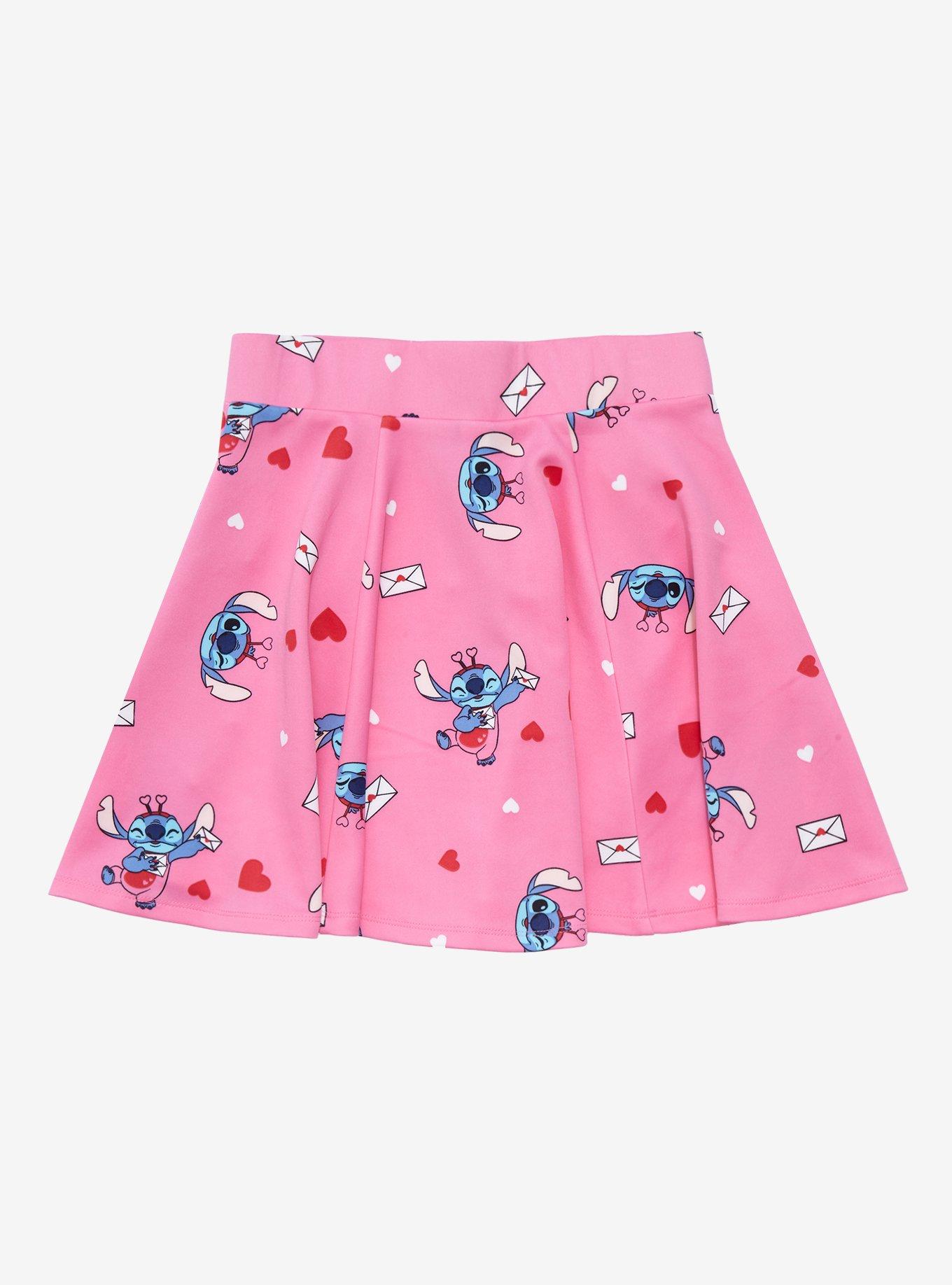 Her Universe Disney Lilo & Stitch Lovebug Skirt, MULTI, alternate