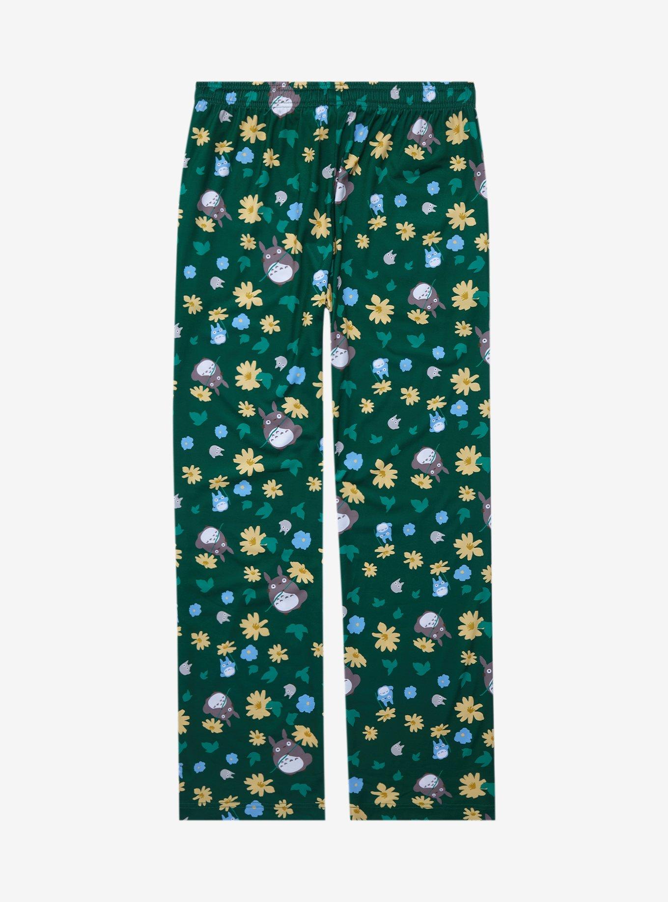 Studio Ghibli My Neighbor Totoro Floral Allover Print Sleep Pants - BoxLunch Exclusive, , hi-res