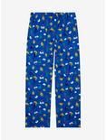 Studio Ghibli Kiki’s Delivery Service Jiji & Flowers Allover Print Sleep Pants - BoxLunch Exclusive, BLUE, alternate