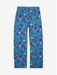 Studio Ghibli Spirited Away No-Face & Soot Sprites Floral Allover Print Sleep Pants - BoxLunch Exclusive, BLUE, alternate