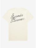 5 Seconds Of Summer Joshua Tree Boyfriend Fit Girls T-Shirt, CREAM, alternate
