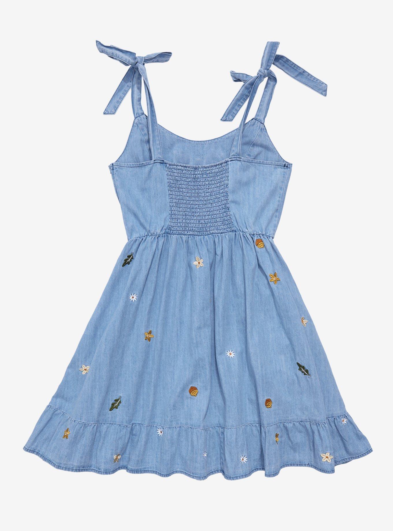 Her Universe Disney Chip 'N Dale Chambray Tie Strap Dress, MULTI, alternate