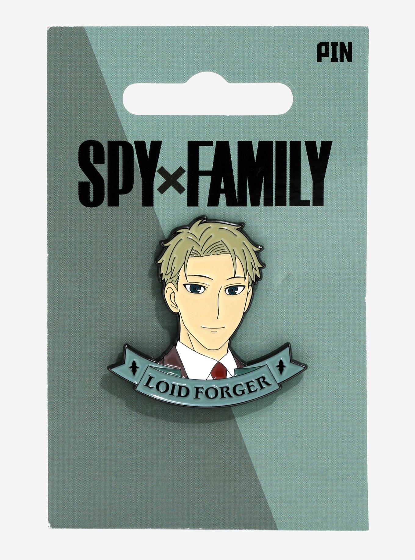 Spy X Family Loid Forger Enamel Pin, , alternate