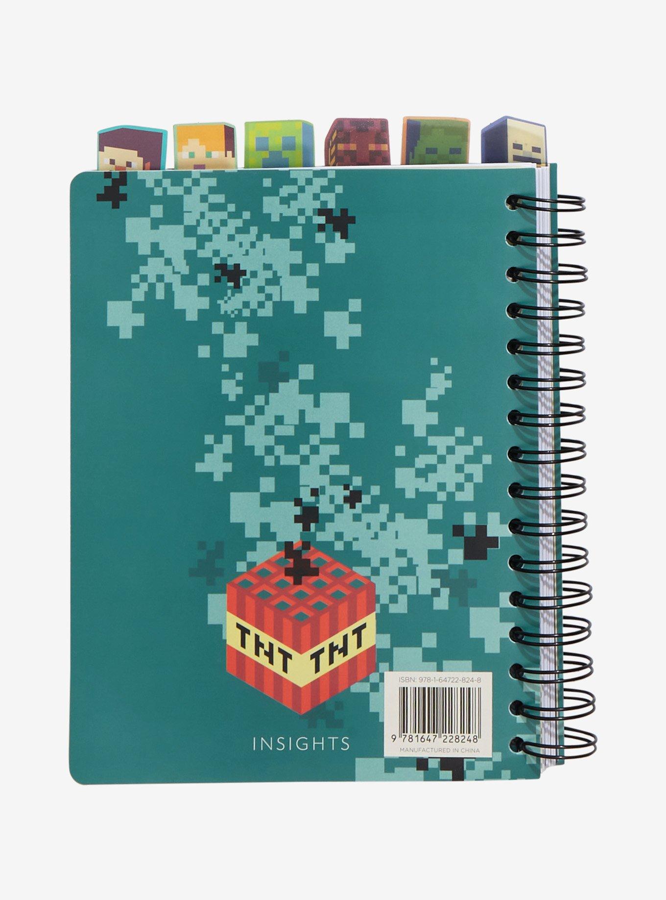 Minecraft Creeper Tabbed Journal, , alternate