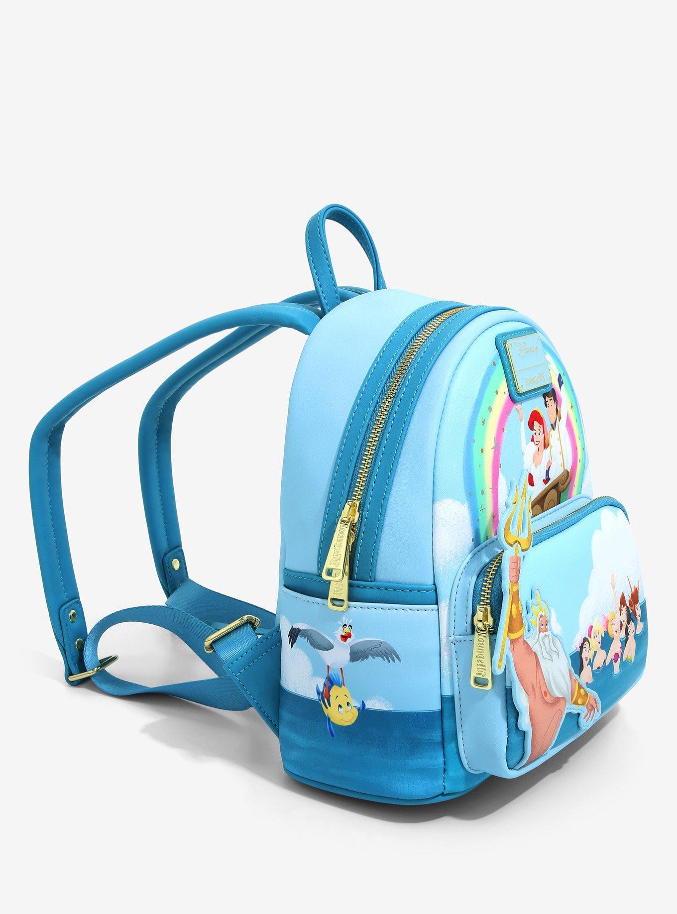 Loungefly Disney Ariel & Prince Eric Wedding Mini Backpack, , alternate