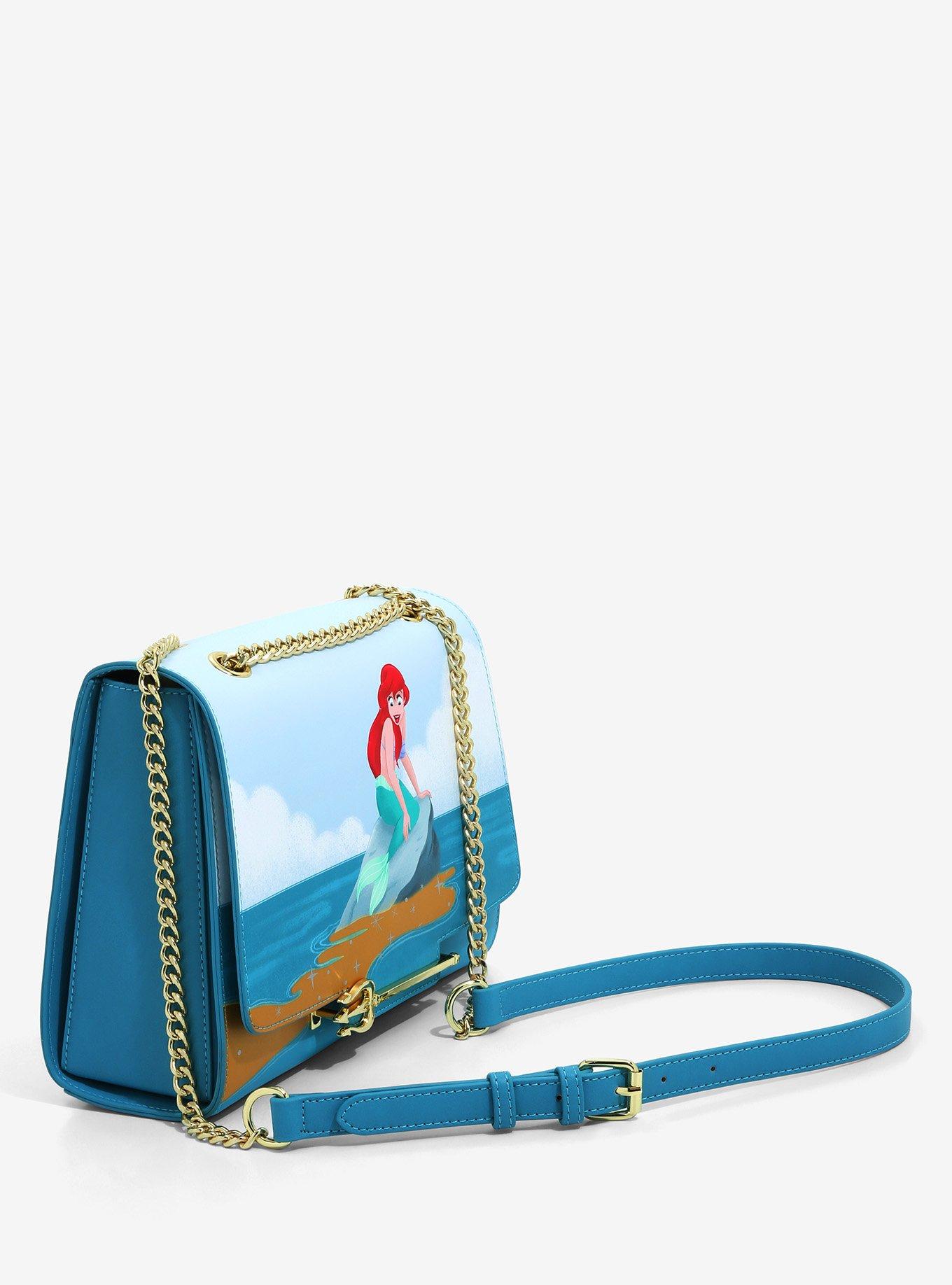 Loungefly Disney The Little Mermaid Ariel & King Triton Handbag, , alternate