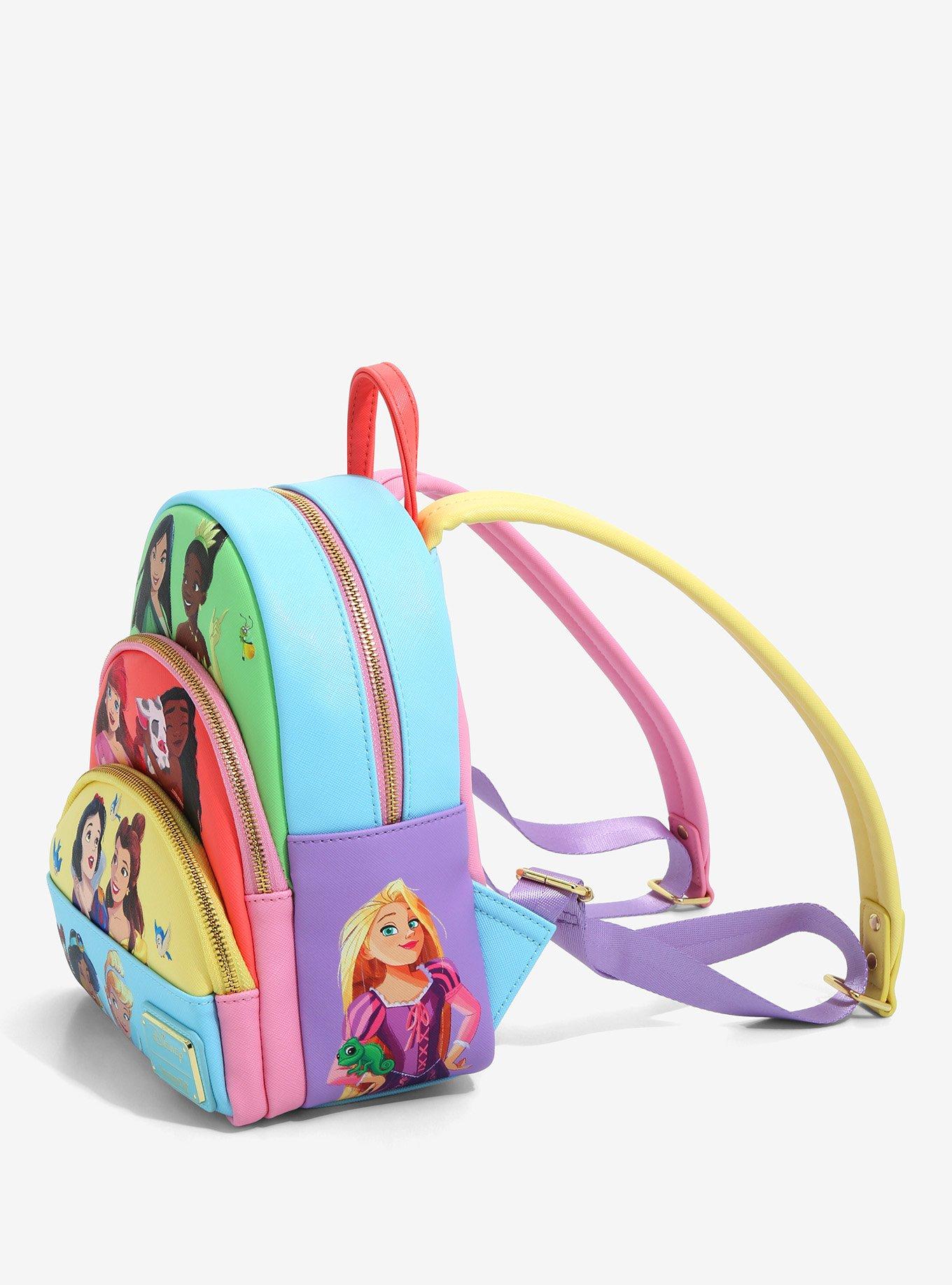 Loungefly Disney Princess Panel Portraits Mini Backpack, , alternate