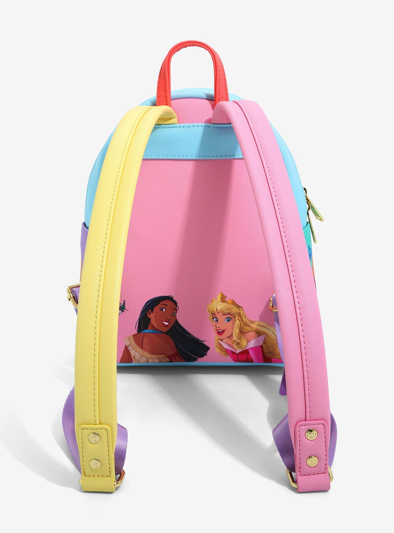 Loungefly Disney Princess Panel Portraits Mini Backpack, , alternate