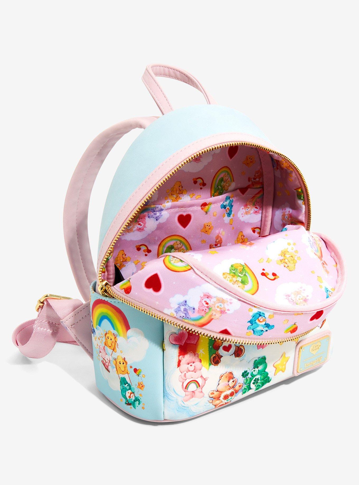 Loungefly Care Bears Group Portrait Mini Backpack, , alternate