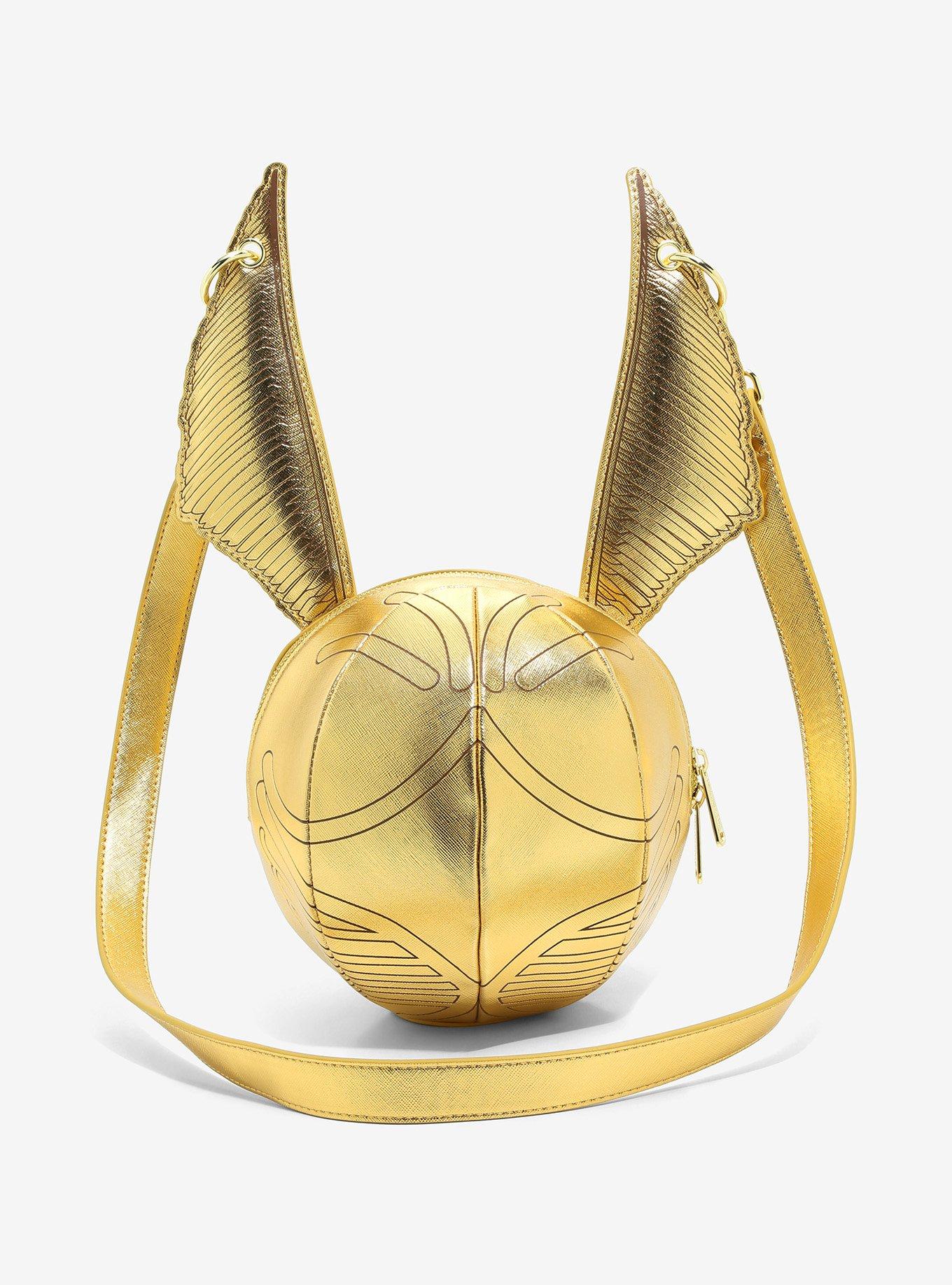 Loungefly Harry Potter Golden Snitch Figural Crossbody Bag, , alternate