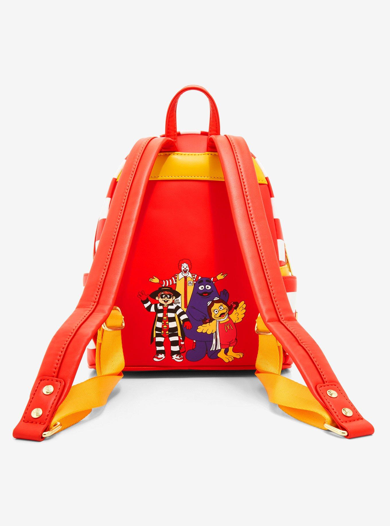 Loungefly McDonald&rsquo;s Ronald McDonald Outfit Mini Backpack, , alternate