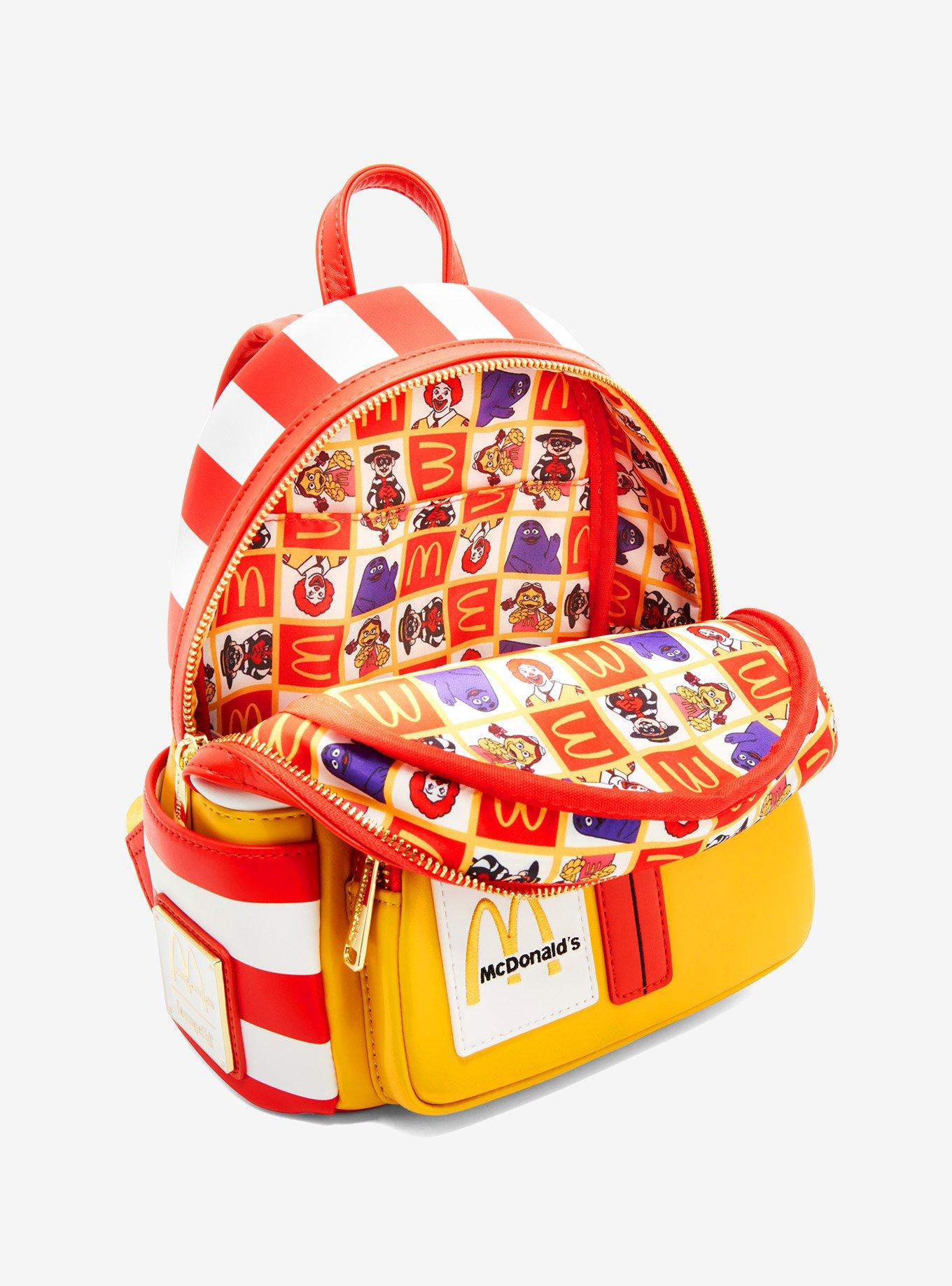 Loungefly McDonald&rsquo;s Ronald McDonald Outfit Mini Backpack, , alternate