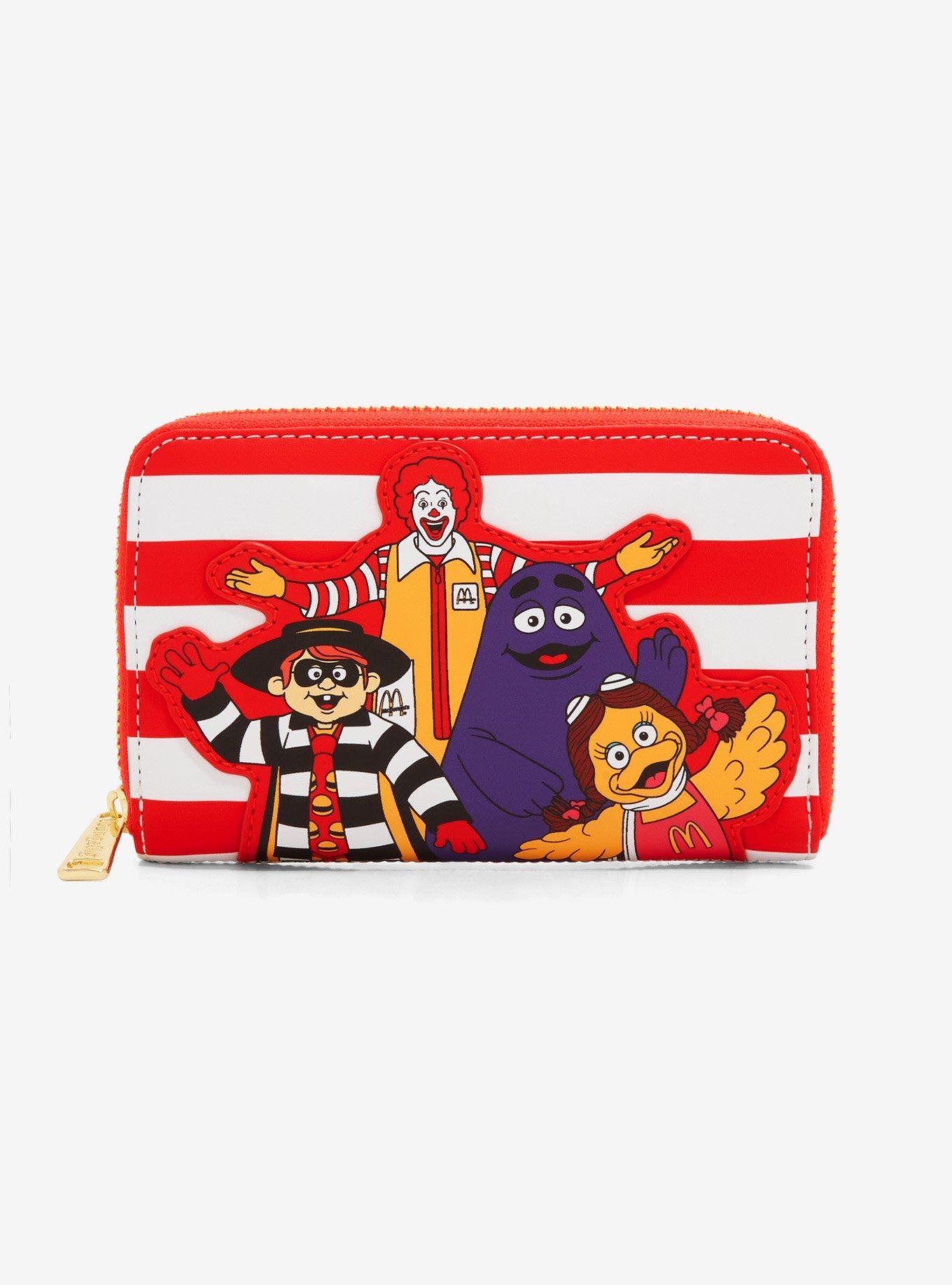 Loungefly McDonald&rsquo;s McDonaldland Group Portrait Small Zip Wallet, , alternate