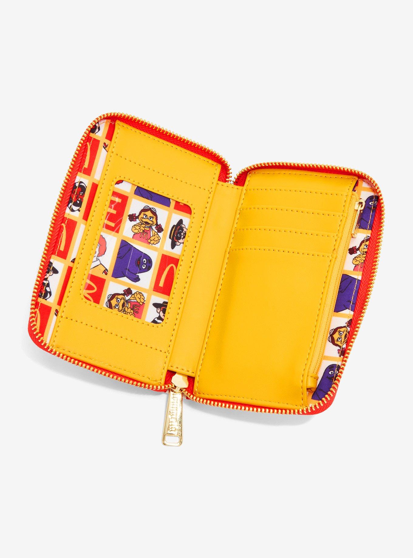 Loungefly McDonald&rsquo;s McDonaldland Group Portrait Small Zip Wallet, , alternate