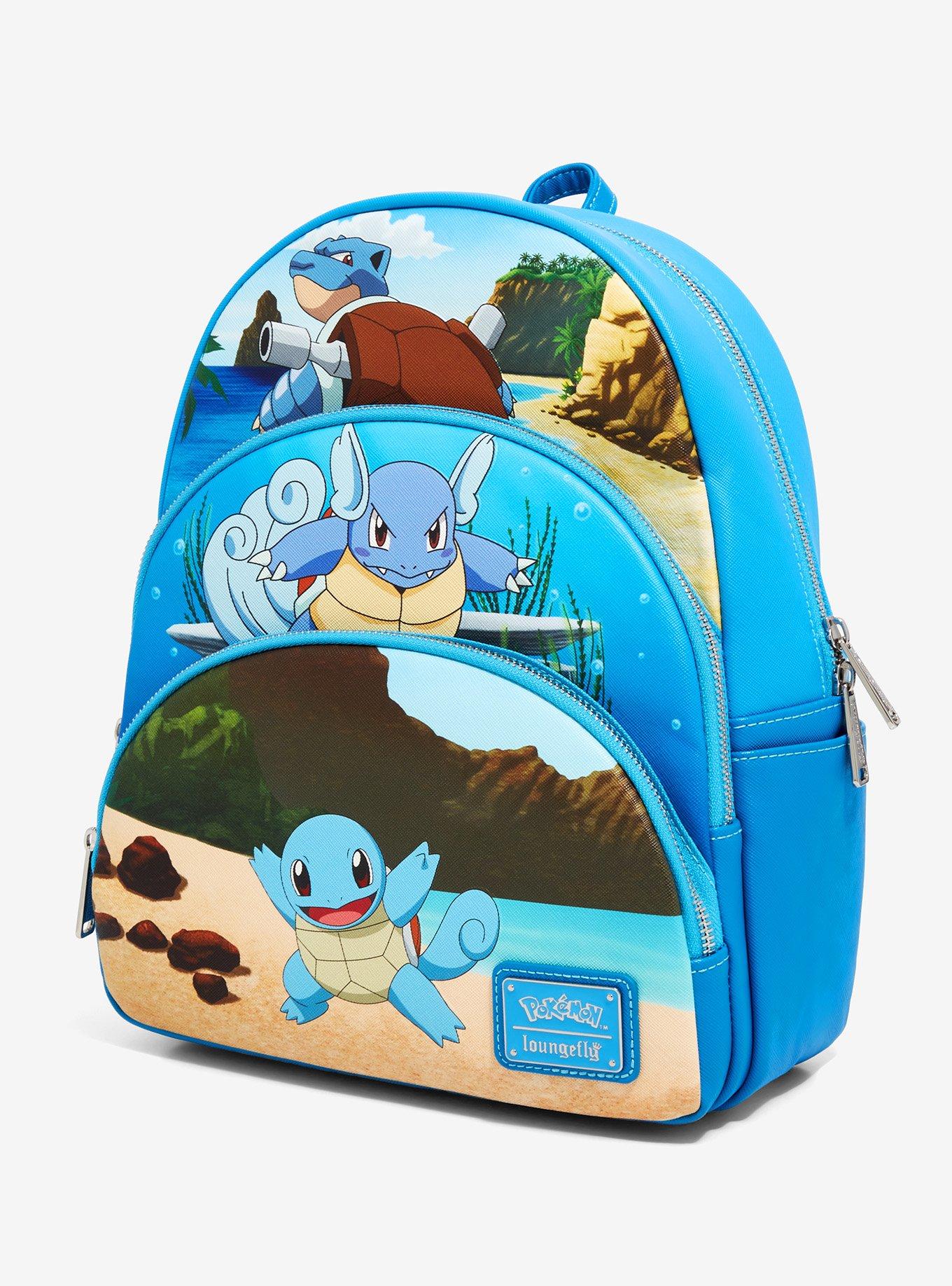 Loungefly Pok&eacute;mon Squirtle Evolutions Mini Backpack, , alternate
