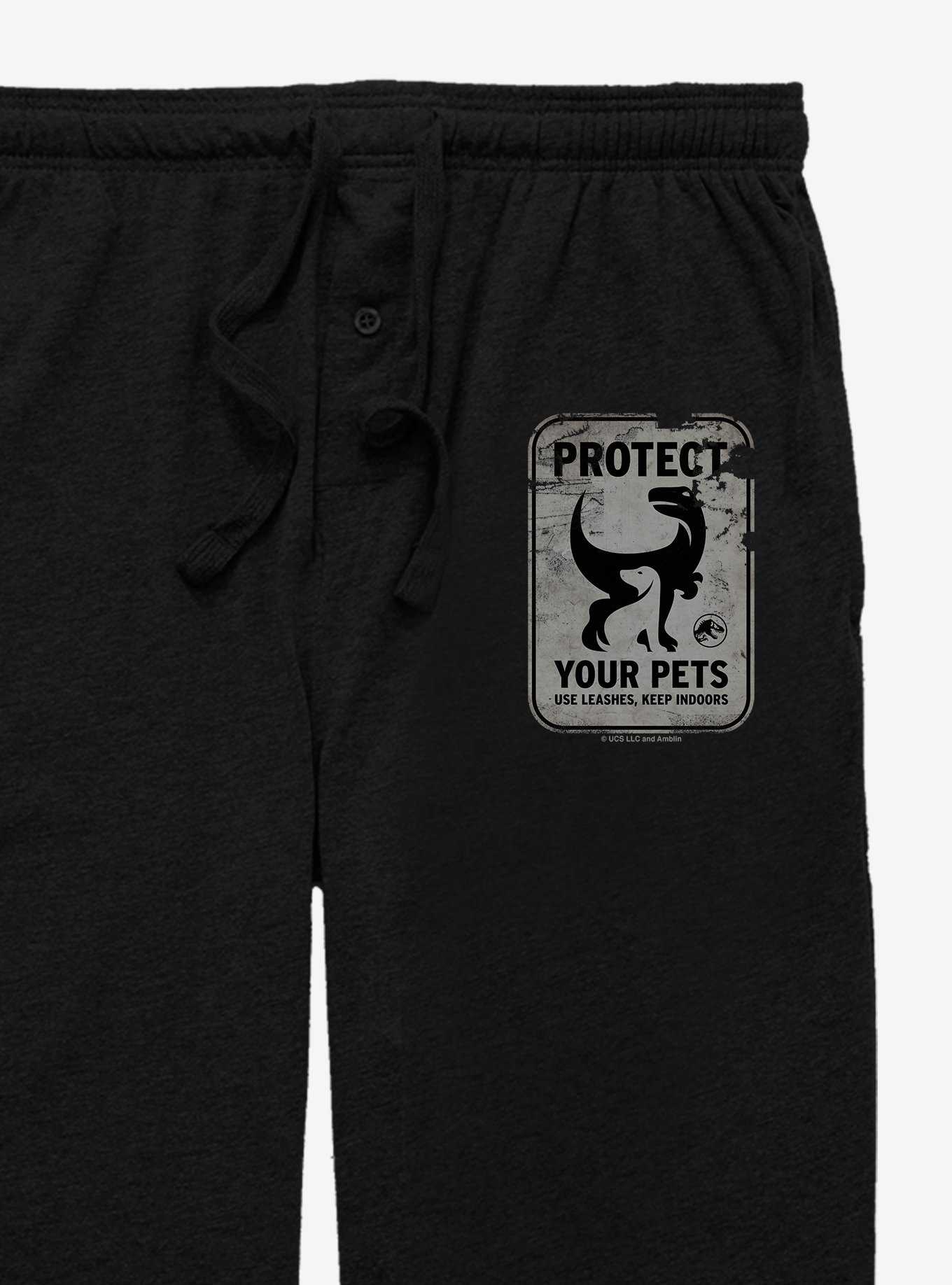 Jurassic World Protect Your Pets Sign Pajama Pants, , hi-res