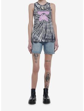 Hang In There Tie-Dye Girls Tank Top By Bright Bat Design, , hi-res