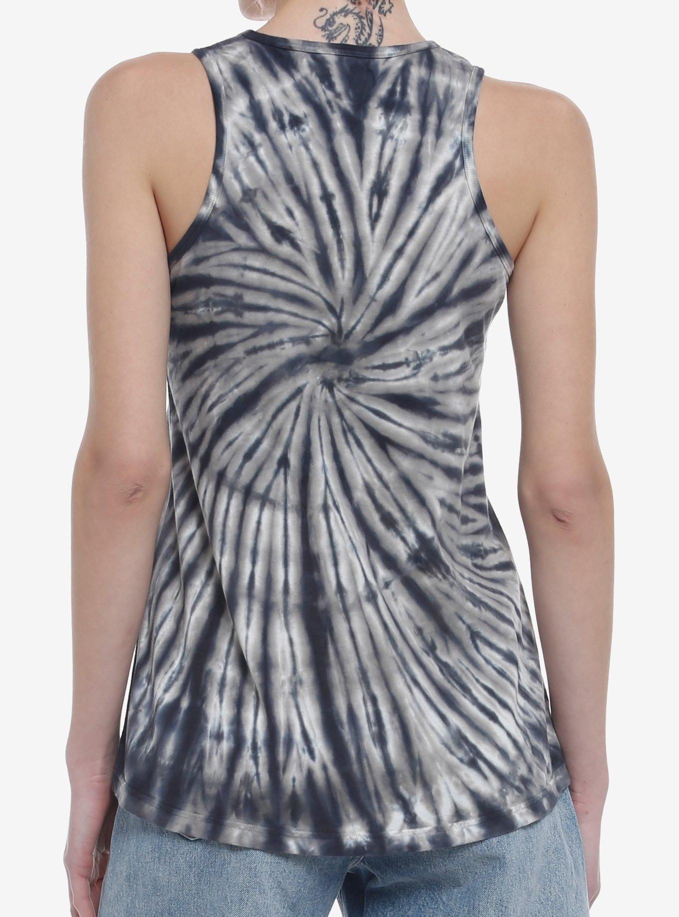 Hang In There Tie-Dye Girls Tank Top By Bright Bat Design, MULTI, alternate