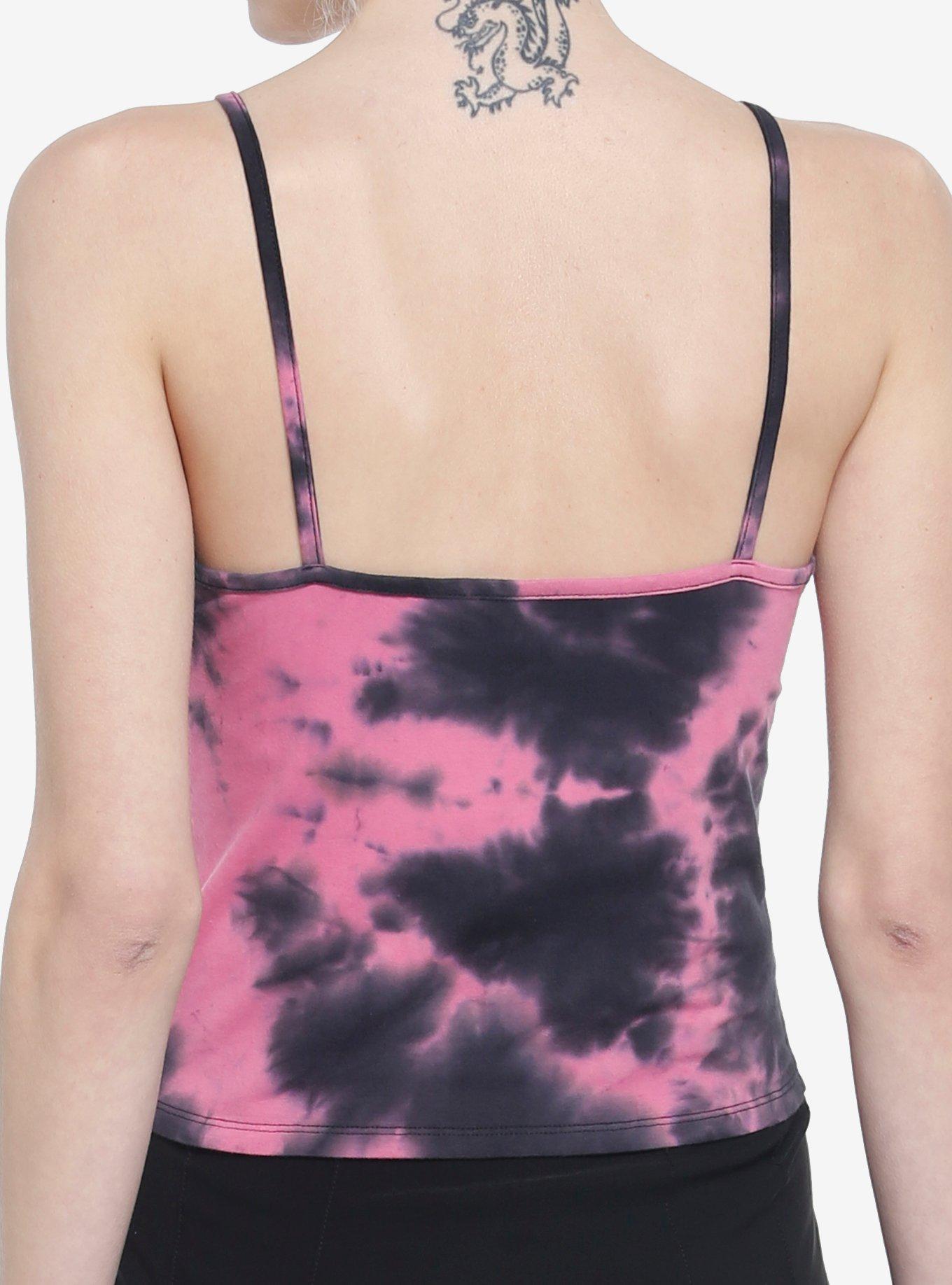 Scream Ghost Face Scary Movies Tie-Dye Girls Cami, MULTI, alternate