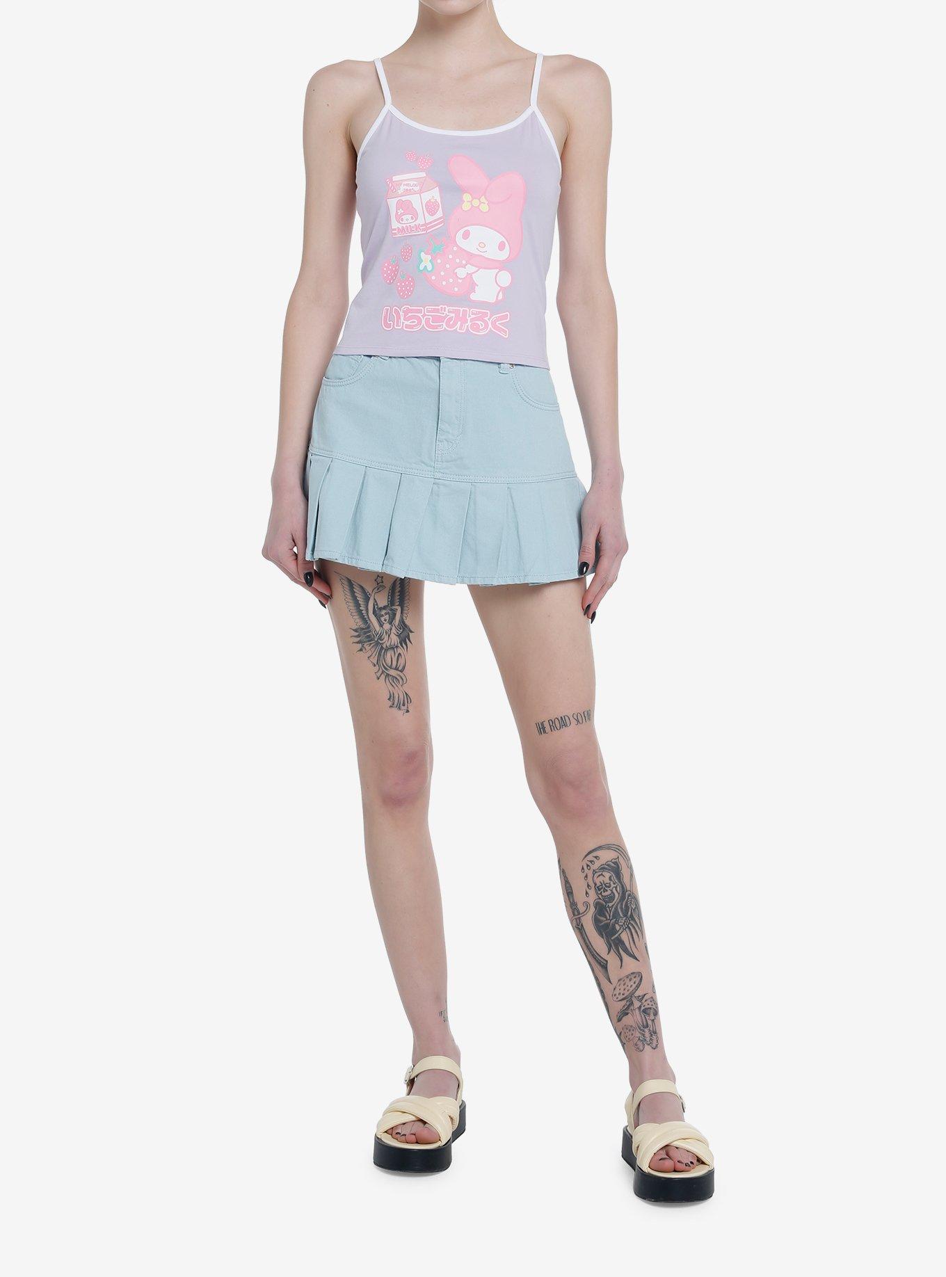 My Melody Strawberry Milk Pastel Girls Cami, MULTI, alternate