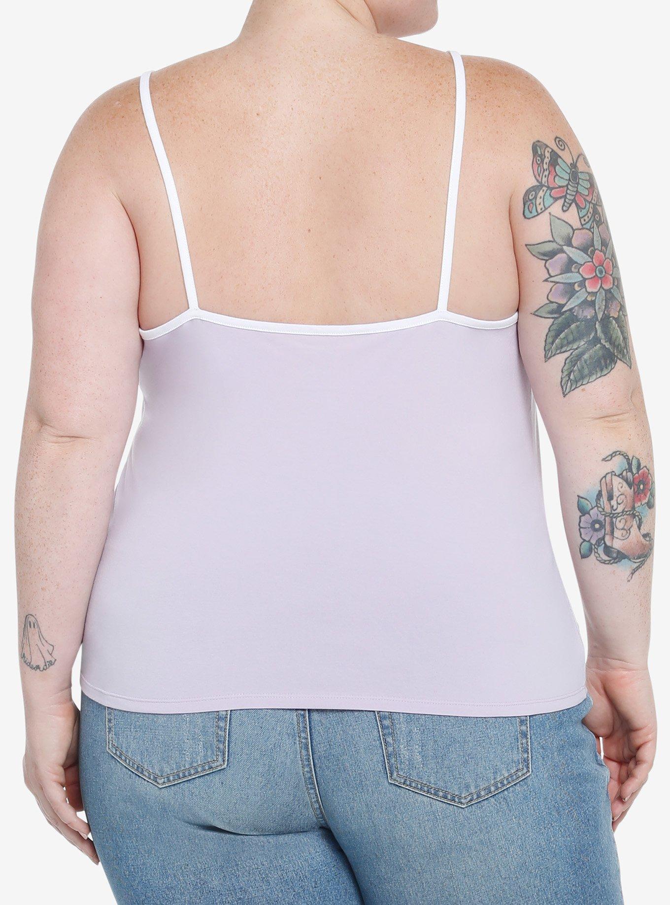 My Melody Strawberry Milk Pastel Girls Cami Plus Size, MULTI, alternate