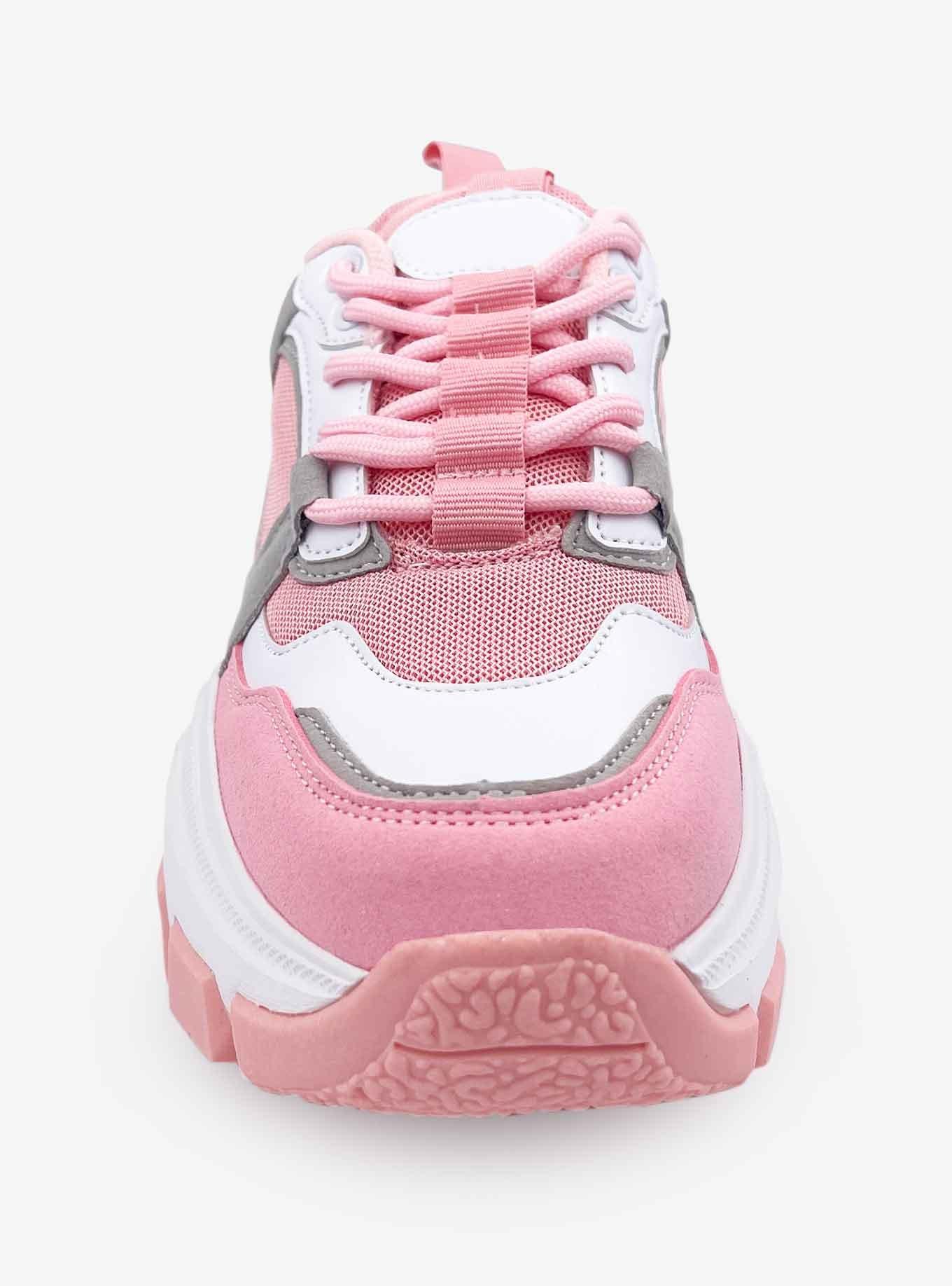 Damian Chunky Bottom Sneaker Pink, PINK, alternate