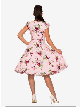 Pink Floral Swing Dress, , hi-res