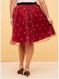Her Universe Disney Mickey Mouse & Minnie Mouse Tulle Skirt Plus Size, RED  BLACK, alternate