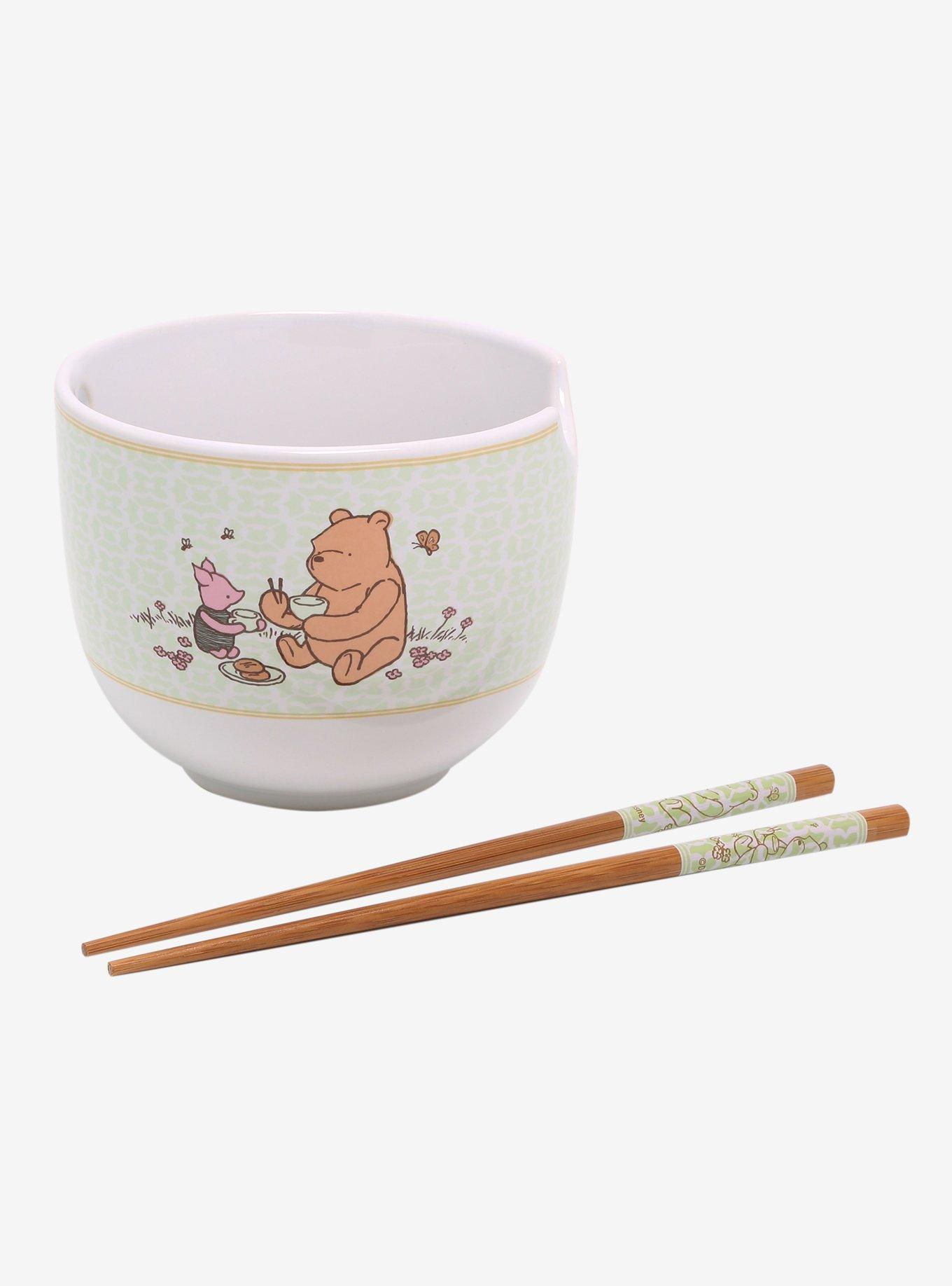 Disney Winnie the Pooh Storybook Portrait Ramen Bowl with Chopsticks , , alternate
