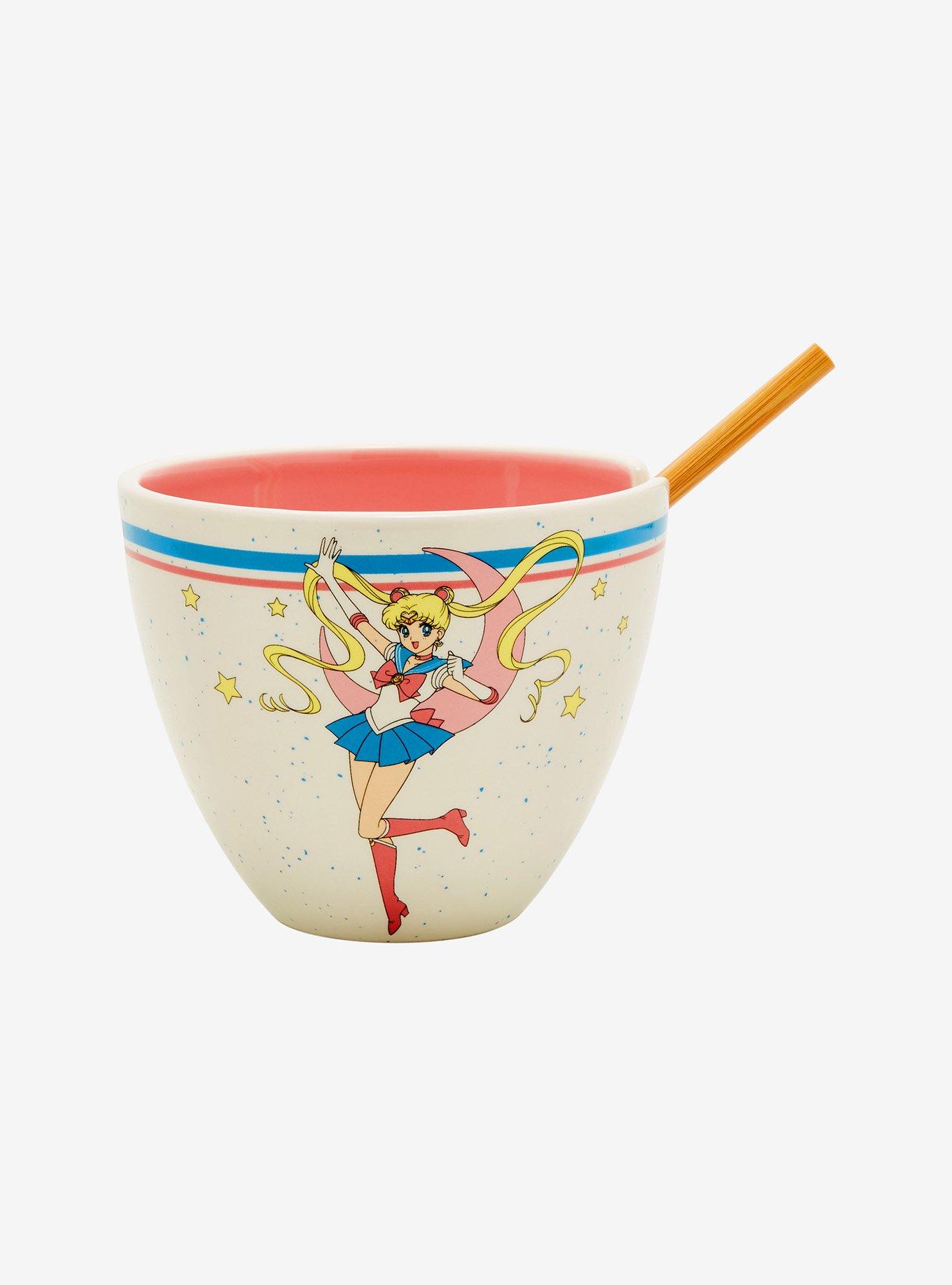 Sailor Moon Pastel Portrait Ramen Bowl with Chopsticks, , alternate